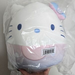 NWT Hello Kitty Spakle Gradient 50th Anniversary 12" Squishmallow pink & blue
